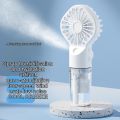 Mini Handheld Air Conditioner USB Rechargeable Portable Humidifier Mist Cooler Cooling Spray Humidifier Fan for Home/Office/Dorm. 