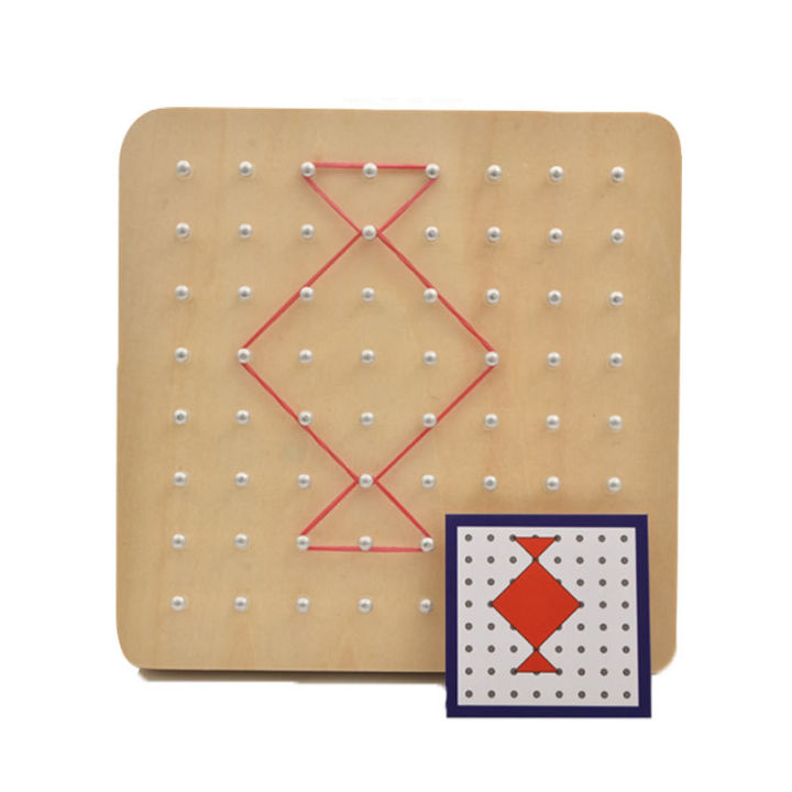 Wooden%20Geometry%20Puzzle%20Nail%20Board%20Graphics%20Geometric%20Creative%20Math%20Montessori%20Toy%20for%20for%20Children's%20Early%20Education%20-%20Image%206
