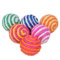 4 PCS Balls Interactive Pet Toys for Cats Kitten Dog Training Playing Chewing (Random Color).
