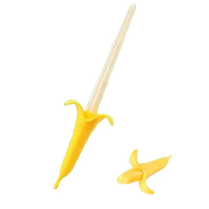 Banana Gravity Telescopic Sword 3D Printing Creative Foldable Stress Relief Toys Children Retractable Cosplay Prop Birthday Gift