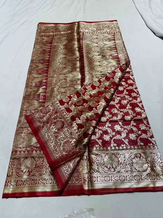 New%20silk%20benaroshi%20saree%2012%20hat%20without%20blouse%20piec%20-%20Image%205