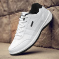 New Men Shoes Casual Shoes Leather Lace-Up Casual Sports Shoes Outdoor Wear-Resistant Vulcanized Shoes High-Quality Men Shoes. 