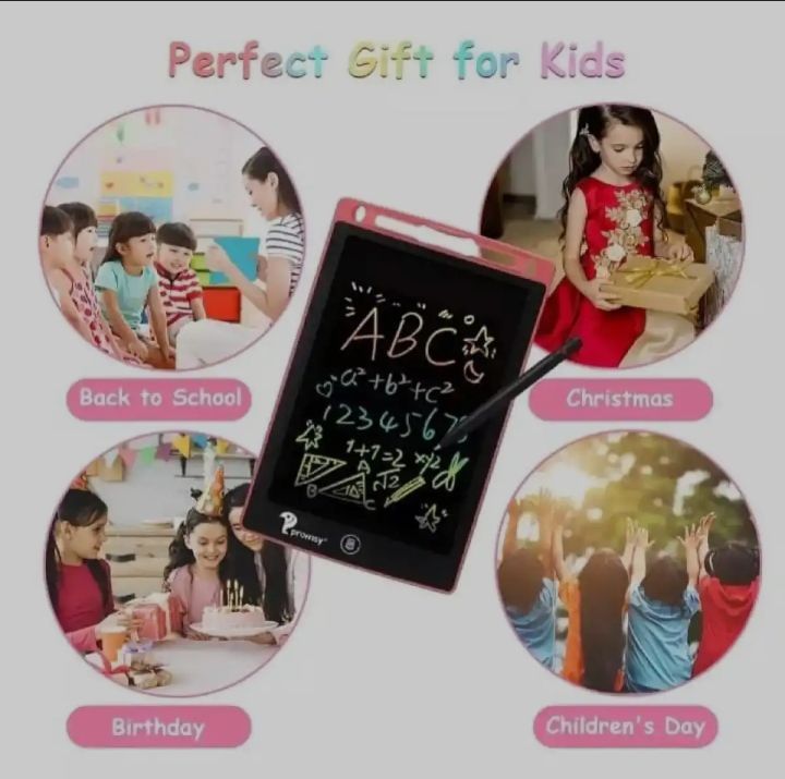 8.5"%20LCD%20multicolor%20Writing/Drawing%20board/tablet%20with%20pen%20Erasble%20Colourful%20E%20writing.%20Digital%20Memo%20Pad%20-%20Image%203