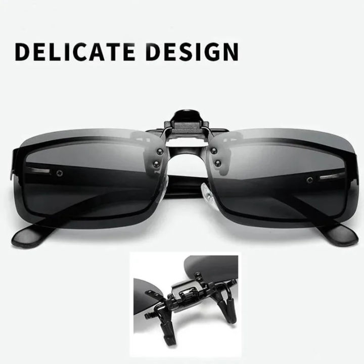 1/2/3/4pcs%20Polarized%20Glasses%20Clip%20Driving%20Night%20Vision%20Eyeglasses%20UV400%20Outdoor%20Shades%20High%20Definition%20Sun%20Glasses%20Clips%20-%20Image%204