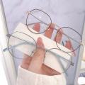 Zilead Anti Blue Light Metal Polygons Myopia Glasses Women Men Computer Myopic Optical Eyeglasses Unisex Goggle. 