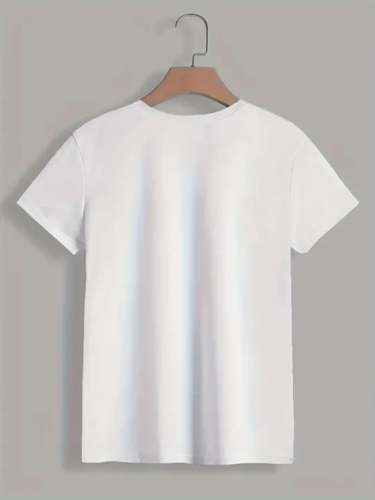 Vibrant%20Spanish%20Letter%20Print%20Short%20Sleeve%20Round%20Neck%20Women's%20Casual%20Sports%20Summer%20-%20Breathable%20Moisture-Wicking%20Lightweight%20-%20Image%203
