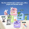 57mm Mini Thermal Printer Children
Digital Photography Print Instant Camera 1080PHD Dual Lens Kids Video Recorder for Girls Boys.