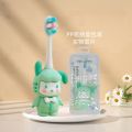 Kids Toothbrush - Ninja - 3D Cartoon Animal Baby Toothbrush for Children (1-7 Years) – Extra Soft Bristles – Cute Design – Food Grade & BPA Free Plastic – Toddler Toothbrush – Baby Brush – Soft Silicone Brush for Kids Teeth Baby Cartoon Brush.