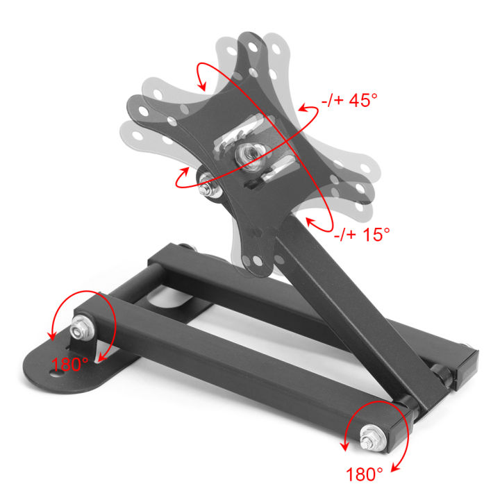 Retractable tv stands wall mounting bracket load bearing 30kg for 17 to