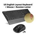 PC132a Wireless Keyboard And Mouse Combo 104-Keys Keyboard With Chiclet Keys Palm Rest And Mouse For PC Laptop. 