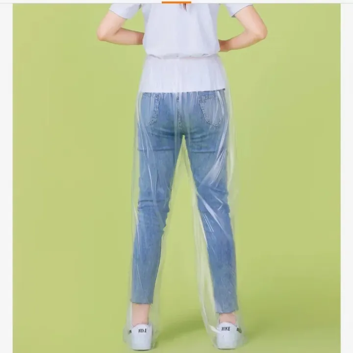 1/3pcs%20Disposable%20Raincoat%20Pants%20Portable%20Splash%20Proof%20Split%20Raincoat%20Outdoor%20Travel%20Drifting%20Cycling%20Feet-wrapped%20Rain%20Pants%20-%20Image%204