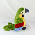 Talking Macaw Parrot Repeat What You Say Stuffed Animal Plush Toy Electronic Record Animated Bird Speaking Parrot Pet Plush Toys. 
