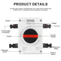 DIY GO IP66 Waterproof Isolator Switch 2in 2out 2 String PV Disconnect Switch DC 1200V 32A Solar System Disconnector. 