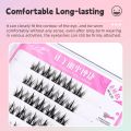 Yelix Self Adhesive Lashes No Glue Needed Reusable Under Eyelash Korean / Makeup DIY Individual Manga Lash Clusters. 