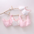 1pcs Teen Girl Bra Kids Cotton Breathable Underwear Size 130-160 Strawberry Prints Growing Girl Bras. 