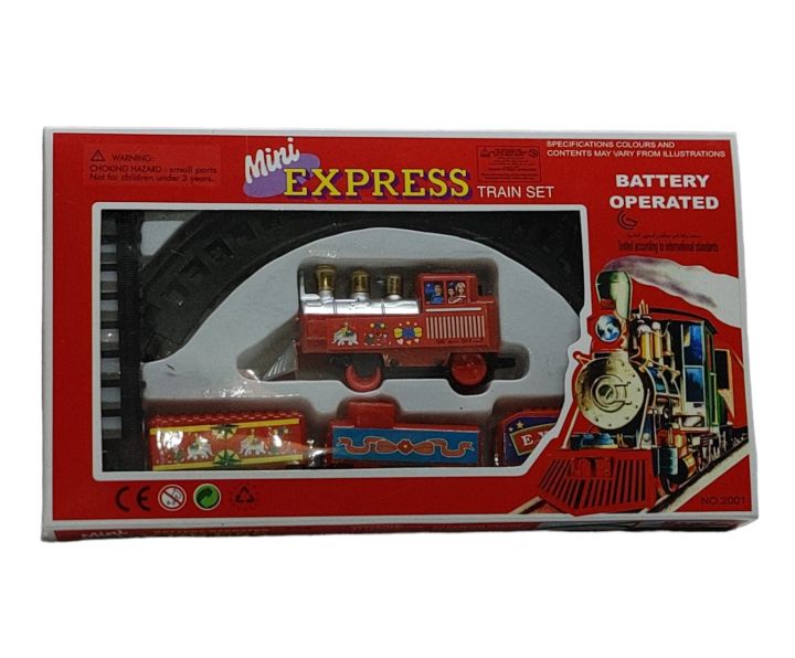 mini plastic train set Mini Express Train Set For Kids 1 Battery Operated Train Set