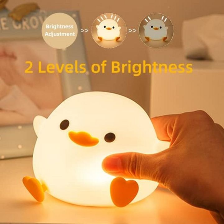 DoDo%20Duck%20Night%20Light%20Cute%20Duck%20Silicone%20Dimmable%20Nursery%20Nightlight%20Rechargeable%20LED%20Bedside%20Lamp%20Baby%20Bedrooms%20Living%20Room%20-%20Image%202