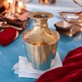 Premium Copper Saja Gagri | Traditional Handmade Water Pot for Puja & Home Décor – D:16cm, H:41cm, W:2.195kg. 