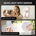 360° LED Ring Fill Light with Mirror Magnetic Selfie Light for MagSafe iPhone Perfect for Selfies Vlog Video Calls. 