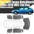 Custom Magnetic Car Window Sunshade For Ford Focus Hatchback MK2 2004-2010 2nd Gen Curtain Mesh Front Windshield Frame Curtain.