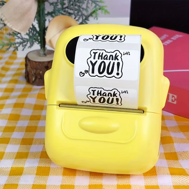 Mini Portable Wireless Label Printer - Wireless Function, Thermal ...