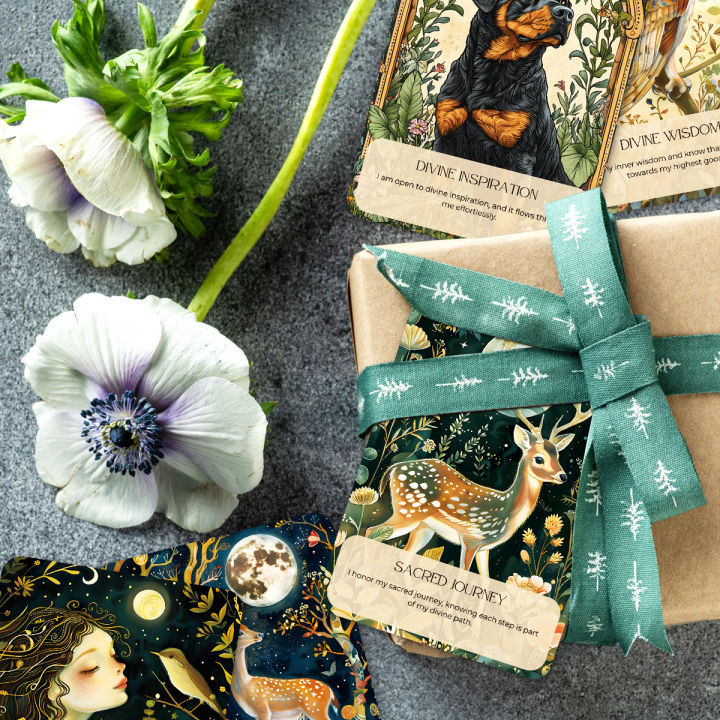 50pcs%20Spirit%20Animal%20Tarot%20Cards%20for%20Women,%20Inspirational%20Affirmation%20Cards,%20Guidance%20for%20Personal%20Growth,Love,Spiritual%20Journey%20-%20Image%205