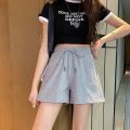 Korean Style Womens Summer Casual Shorts High Waist Loose Fit Wide Leg Home Shorts Lightweight Breathable Athletic Shorts.