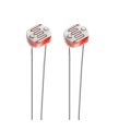 2 Pcs "LDR Sensor, Light Dependent Resistor, Photocell, 5528, 5mm, Arduino, Raspberry Pi, Robotics, Electronics". 