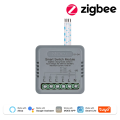MOES Zigbee/WiFi Mini Smart Switch Module Tuya 1-4 Gang DIY Work With  Home Alexa Voice Control Timer Home Automation. 