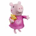 Peppa Pig Peppa’s Bedtime Lullabies Singing Plush Doll, 12 Inch Interactive Stuffed Animal, Preschool Toys for 18 Month Year Old Girls and Boys and Up, with Teddy Bear Accessory || birthday gift for boys & girls musical toy. 
