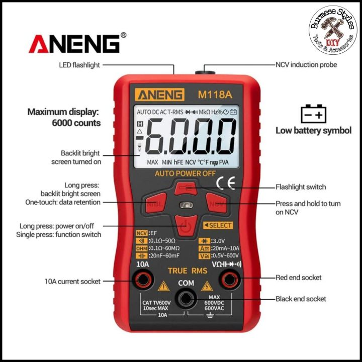 ANENG%20M118A%20Auto%20range%20digital%20multimeter%20-%20Image%207
