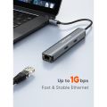 6-in-1 USB C Hub Docking Station with 4K HDMI 60Hz, Gigabit Ethernet, 100W PD Fast Charging, 2 USB 3.0, USB-C Data Port, Aluminium Housing for MacBook Pro/Air, Steam Deck, iPad Pro, Surface Pro, Dell XPS, Type-C Devices, Ideal for Work & Gaming. 