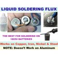 Original 10ml Steel Soldering FLUX-Liquid Soldering Flux for steel metel copper and barass Sky Bolt Liquid Soldering Flux- Soldering Paste - No need Spot welding machine for 18650 Cells. 