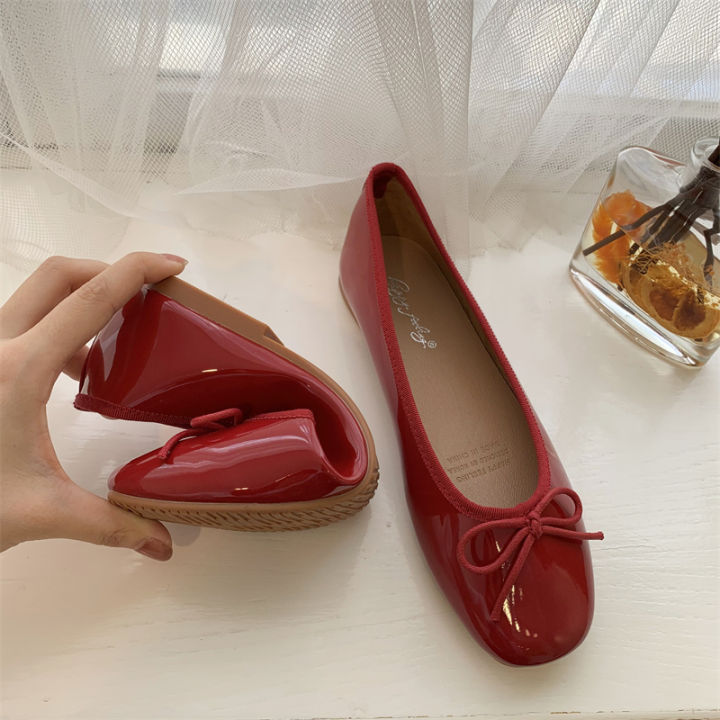 Women%20Flat%20Heel%20Outdoor%20Casual%20Mary%20Jane%20Red%20New%20%20Flat%20Shoes%20Fashion%20Shallow%20Slip%20On%20Ladies%20Elegant%20Ballerinas%20Soft%20Shoes%20-%20Image%204