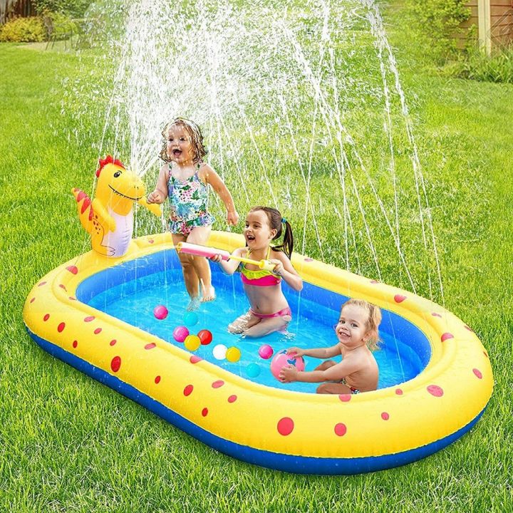 1.7m%20Inflatable%20Swimming%20Pool%20Dinosaur%20Shaped%20PVC%20Outdoor%20Bath%20Lawn%20Sprinkler%20Play%20Mat%20Children's%20Water%20Toy%20Inflatable%20Fountain%20-%20Image%203