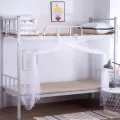 Fine Meshes Mosquito Large Square Net for Single Bed One Door Opening with Tieback Decorative for Home Bedroom Camping Travel. 