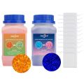 Orange & Blue Indicating Silica Gel Desiccant Beads 3-5mm Reusable Bulk Dehumidifier for 3D Printer, Electronics, Camera,Jewelry.
