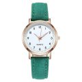 Ladies Diamond-studded Luminous Retro Female Watch Leather Belt Quartz Watch Women Simplicity Casual Decoration Wristwatches.