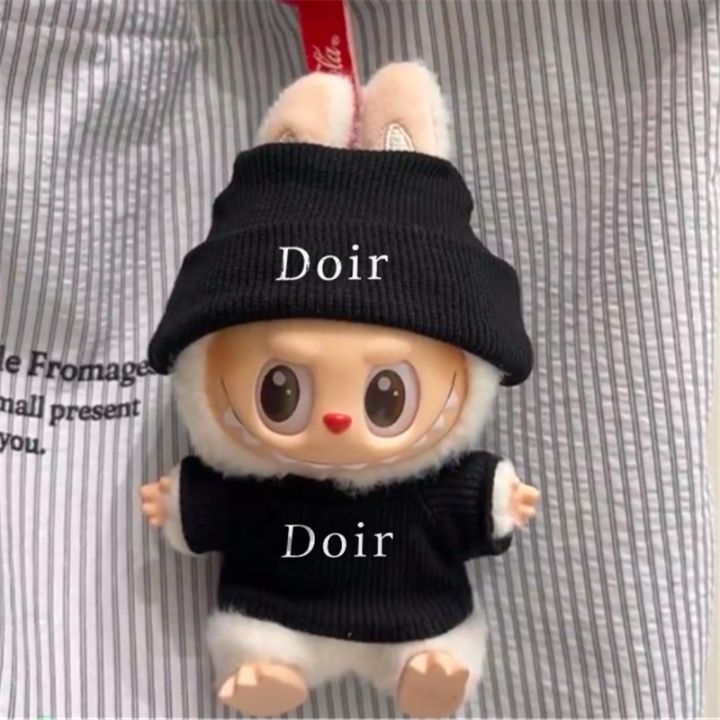 15%2017cm%204.0%20The%20Monsters%20Pin%20Love%20Series%20For%20Labubu%20Doll%20Luxury%20Knit%20Outfit%20Clothes%20Fashion%20Sweater%20Clothing%20Hat%20Shoes%20Set%20-%20Image%203