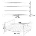Air Fryer Stainless Steel Rack Tray&Steaming Racks Air Fryer Tools Baking Pan BBQ Gril Baking Cooker Accessories Cooking Tools. 