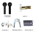 RAYKUBE M5 Tuya BLE Fingerprint Door Lock Digital Electronic Lock with Password/Key/IC Card/ Smartlife/ Tuya APP Unlock. 