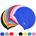 Silicone Elastic Swimming Cap Waterproof Swim Hat for Men Women Adult Long Hair Pool Caps Protect Ears Swimming Equipment.