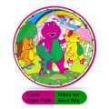 Cartoon Disney Barney -Themed Eco-Friendly Disposable Party Tableware Kit Balloon Paper Cup Plates Girls Birthday Party Supplies. 