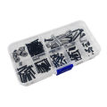 For Hyper Go MJX 1/16 16207 16208-09-10 H16 H16BM RC Car Spare Parts Remote Control Car Modification Screw Tool Accessories Box. 
