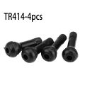 4PCS Tire Valve Stems Rubber Black Rubber Snap-in Valve Stems Standard Replacement Tire Valve Stems For Car Tubeless Rim Holes. 