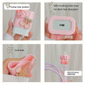Changeable Charging Head Protective Cover Pink Lightweight Charger Protector For Iphone Portable Cute Mobile Phone Charger Cover. 
