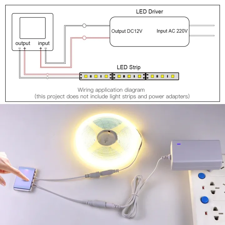 12V%205A%20Bathroom%20LED%20Dimmer%20Switch%20Capacitive%20CCT%20Dimmable%20Touch%20Sensor%20Switch%20For%20Mirror%20Light%20Backlight%20Decoration%20-%20Image%204