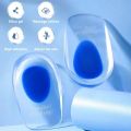 Silicone Gel Insoles Pain Heal Cushion Bone Spurs Pain Relief Heel Cushion Thickened Soft Height Increase Insole.