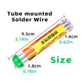 Lead free solder wire solder pen 0.8MM/1MM portable rosin core solder iron battery repair tool.