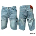 Cargo shorts, 3-part jeans, zipper crotch, size 28-38 (with destination payment). 